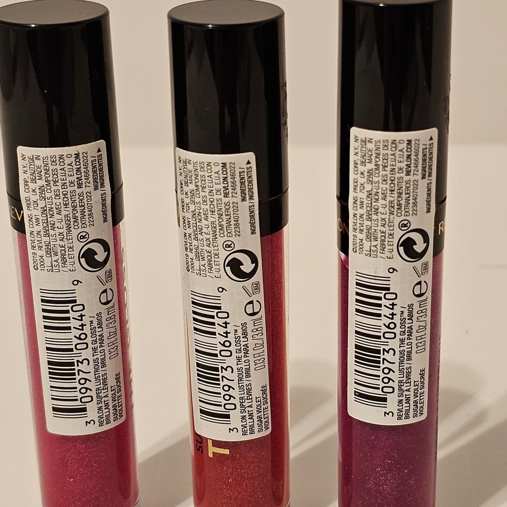 NEW Revlon Super Lustrous The Gloss Sugar Violet 230 Lip Gloss 0.3 Fl Oz SEALED - Picture 2 of 4